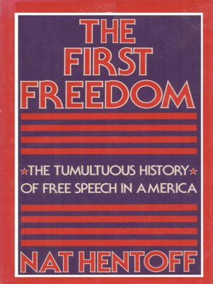 cover image of FIRST FREEDOM